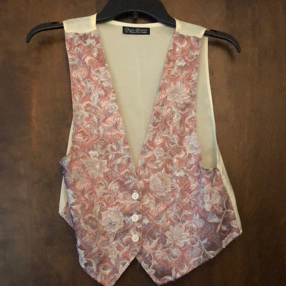 Floral Pink Vest Top